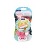 لينا روز مكينة حلاقة رفيا بلس بالصبار - 3 قطع