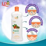 ⁦ال دي ار لوشن مبيض مع 10% يوريا بخلاصة البابايا وعرق السوس - 400 مل⁩ - الصورة ⁦6⁩