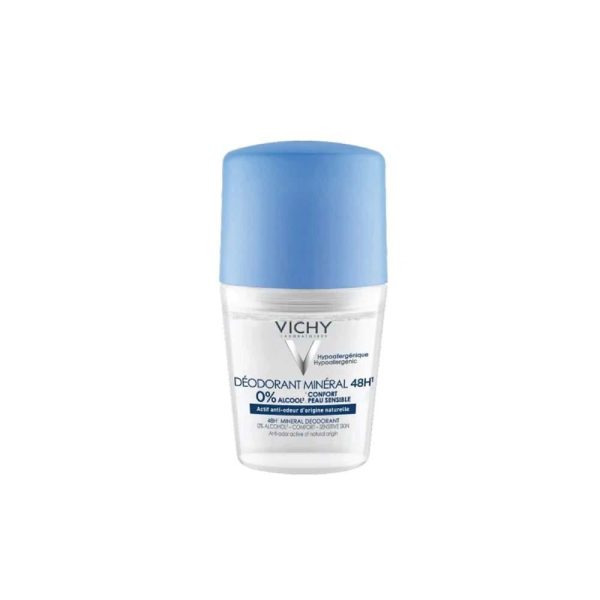 فيشي مزيل عرق رول اون معدني خالي من أملاح الألمنيوم - 50 مل