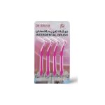 دكتور بروش فرشاة التنظيف للتقويم وبين الأسنان - 4 قطع