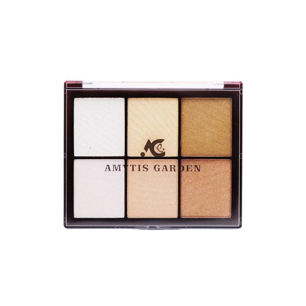 باليت هايلايتر اميتس جاردن 6 لون