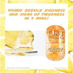 ⁦غارنييه قناع منديل للوجه مزود بجرعة فيتامين سي للبشرة المرهقة والباهتة  بخلاصة الأناناس 15جم⁩ - الصورة ⁦4⁩