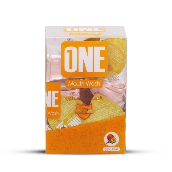 ون غسول الفم بالكبسولات المتطورة بنكهة الخوخ - 20 * 15 مل