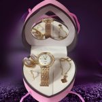 طقم ساعة نسائي فاخر