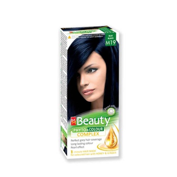 صبغة شعر اسود مزرق