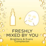 ⁦غارنييه قناع هيدرا بومب مناديل مع فيتامين سي 33 جم⁩ - الصورة ⁦4⁩