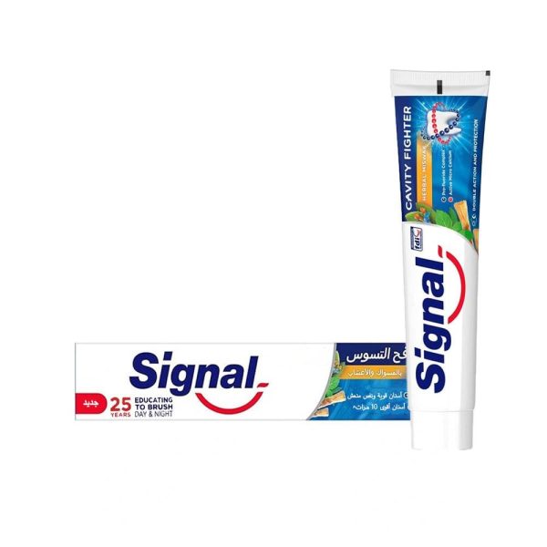 معجون أسنان مكافحة التسوس مسواك عشبي سيجنال