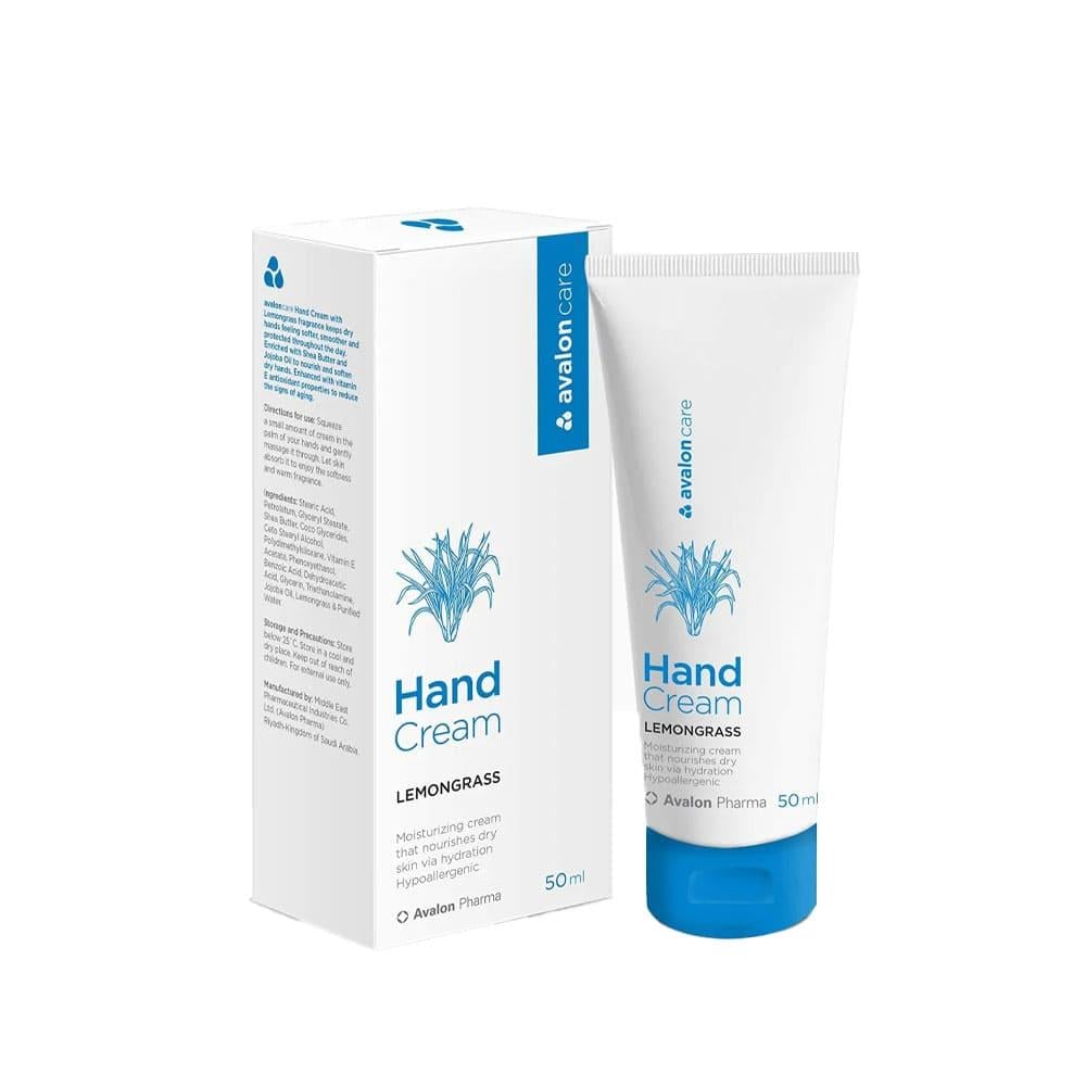 72618b36-02fe-4d63-8203-4bc3a26a57d5-1000x1000-EfPcUXa1j1PW8UnXqtZ82o9CuzNSWTeVNSiIVZim.jpg افالون فارما كير كريم لليدين بعشب الليمون 50 مل - الصورة 1