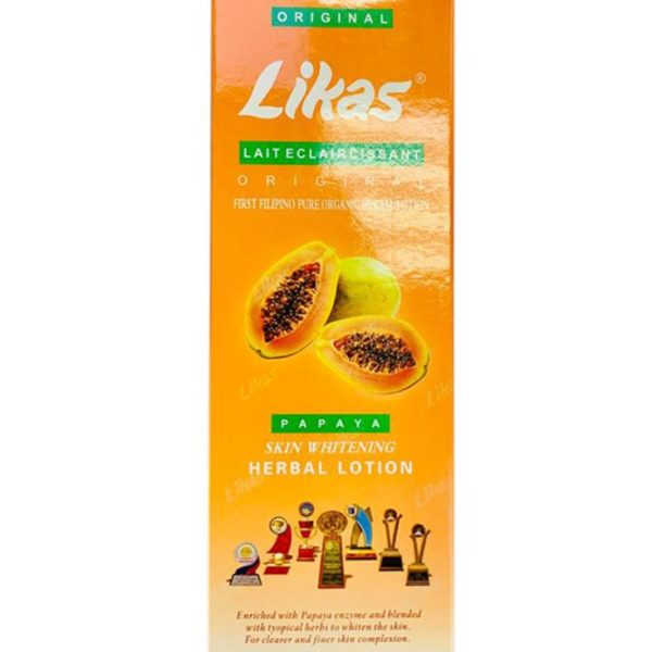 ليكاس لوشن البابايا العشبي لتفتيح البشرة 300 مل