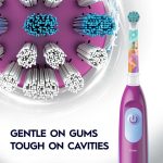 ⁦اورال بي ديزني برينسيس فرشاة اسنان كهربائية للأطفال - ناعمة جدا⁩ - الصورة ⁦6⁩