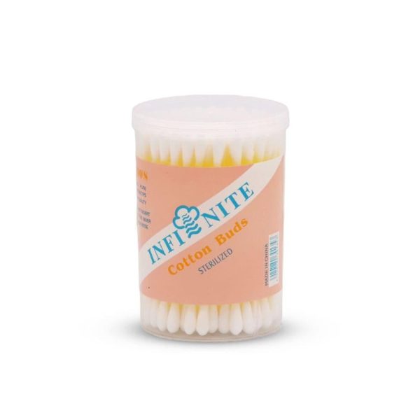 انفينيتي اعواد اذن قطنية نقية - 100 عود