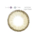 ⁦اي كلرز جليترز عدسات لاصقة للعين - بندق فاتح AFYC220⁩ - الصورة ⁦2⁩