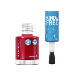 ⁦ريميل لندن كايند آند فري طلاء أظافر رقم 156 بوبّي بوب ريد - 8 مل⁩ - الصورة ⁦2⁩