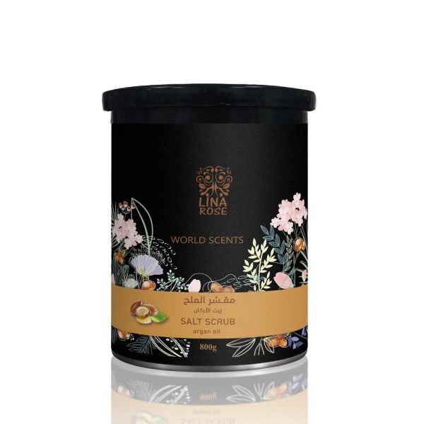 لينا روز مقشر الملح بخلاصة زيت الأرغان - 800 جم