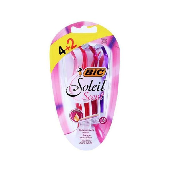 بيك امواس حلاقه شفرات سوليل سينت 2+4