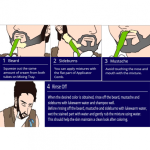 ⁦بيجن صبغة شعر اللحية للرجال - بني متوسط B105⁩ - الصورة ⁦3⁩