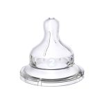 وي بيبي - حلمة كلاسيكية - سيليكون - شفافة (18-6 أشهر)