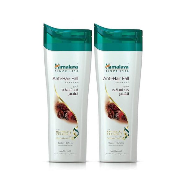 هيمالايا شامبو ضد تساقط الشعر  بالخروع والكافيين - 2×400مل