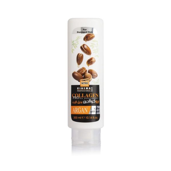 نيترو كندا برو كولاجين بديل الزيت لمعالجة الشعر التالف بزيت الأرغان - 300 مل