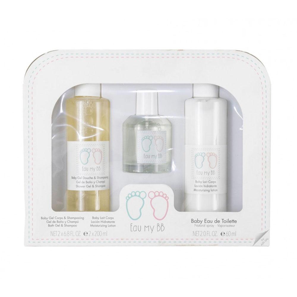 8353c0c4-fab7-4964-834e-2613f9801095-1000x1000-UNIrLzExaJcm0AamvfkSkZOUXJtv5qX5PjSLByoi.jpg مجموعة أو ماي بيبي للأطفال ( عطر او دى تواليت 60 مل + لوشن + جل استحمام) - الصورة 1