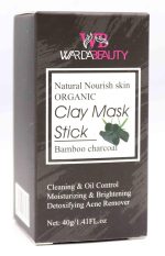 ⁦وردة بيوتي قناع طين عضوي يغذي البشرة بخلاصة البامبو والفحم 40جم⁩ - الصورة ⁦2⁩