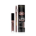 ايفلين أحمر شفاه سائل مت و قلم تحديد شفاه رقم 02 اللون ميلك شوكليت