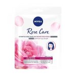 نيفيا قناع ورقي مرطب للبشرة بماء الورد و الهيالورون 1قناع