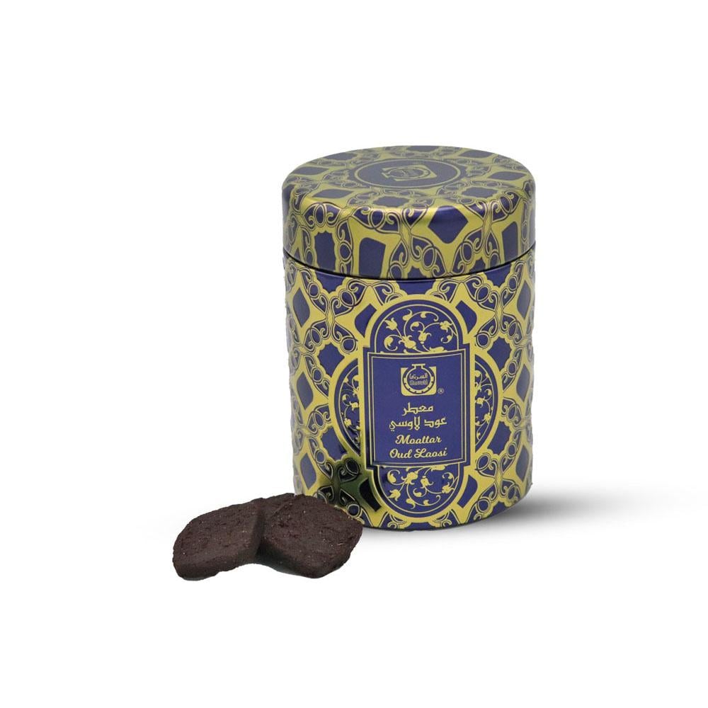 84a76eab-b0af-4ee4-8141-838c5a7cc03e-1000x1000-U8kqjaIOCUvQi0wlqGvYLTAdhCpJo4efAQCx70d2.jpg بخور السرتي معطر عود لاوسي - 80 جم - الصورة 1