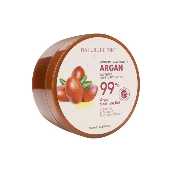 ناتشر ريبورت جل الأرغان الطبيعي المرطب والمهدئ 300 مل