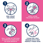 ⁦فيت شرائح شمعية لإزالة شعر الإبطين للبشرة الحساسة - 16 شريحة⁩ - الصورة ⁦3⁩