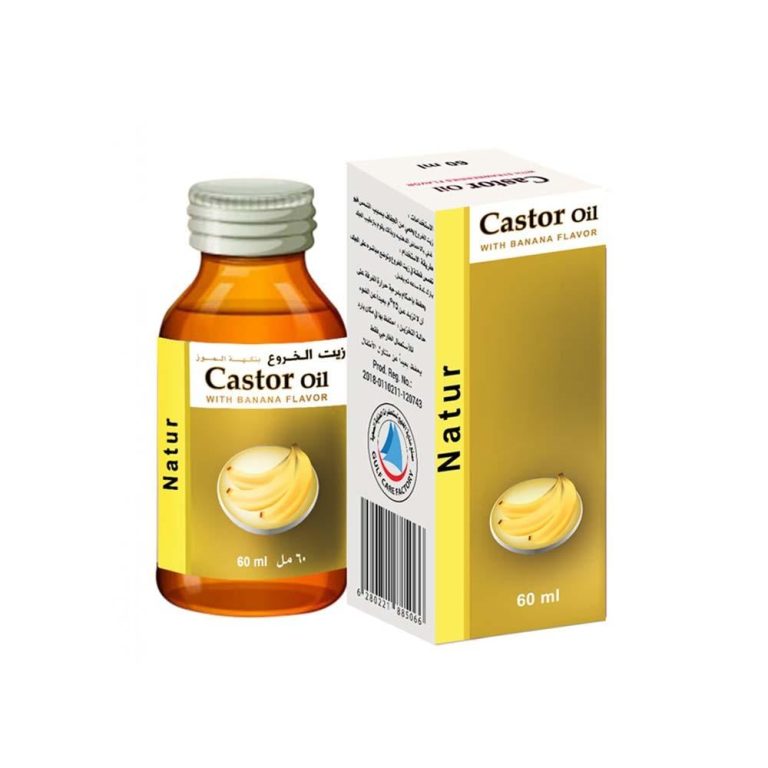 زيت خروع بنكهة الموز