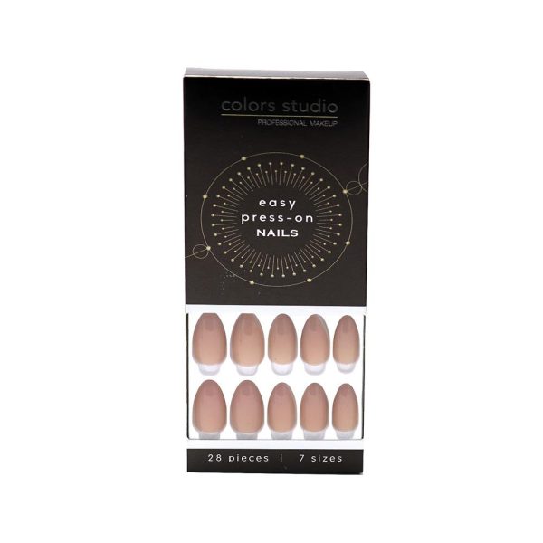 كولورز ستوديو اظافر صناعية لاصقة 28 قطعة 7 مقاسات NO. CS-NT04