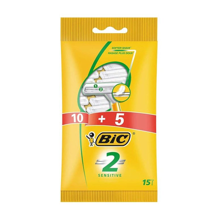 شفرات حلاقة شفرتين حساسة