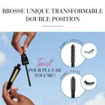 ⁦برجوا ماسكارا تويست أب ذا فوليوم 2 في 1 الترا ماسكرا 001 أسود فائق 8 مل⁩ - الصورة ⁦5⁩