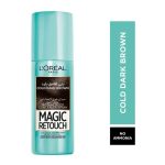 ⁦لوريال باريس ماجيك ريتاش بخاخ صبغة شعر مؤقتة - بني بارد غامق 75 مل⁩ - الصورة ⁦2⁩