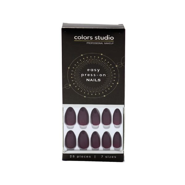 كولورز ستوديو اظافر صناعية لاصقة 28 قطعة 7 مقاسات NO. CS-NT17