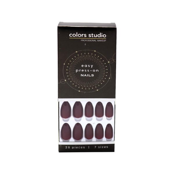 كولورز ستوديو اظافر صناعية لاصقة 28 قطعة 7 مقاسات NO. CS-NT18