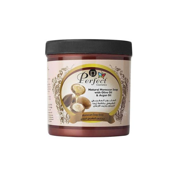 بيرفكت الصابون المغربي الطبيعي بزيت الزيتون وزيت الارغان - 1000 مل
