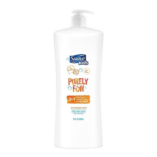 سواف كيدز شامبو بيرلي فن 3 في 1 - 828 مل