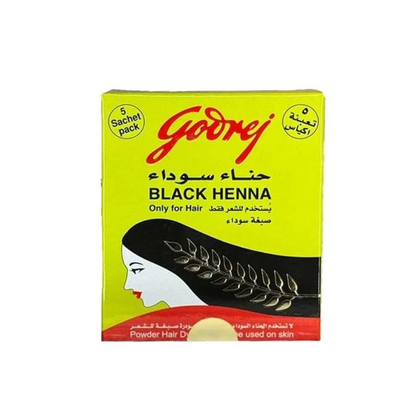 غودريج حناء سوداء - 5  أكياس