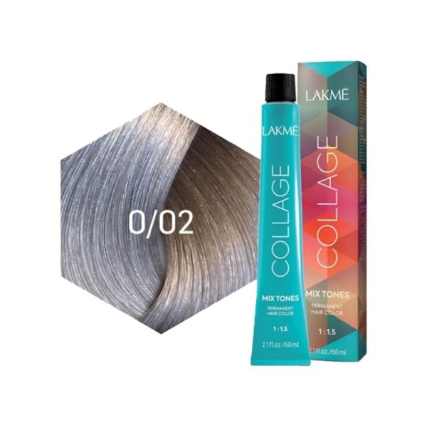 لاكمي كولاج كلير صبغة شعر - ميكس تون فضي 0/02