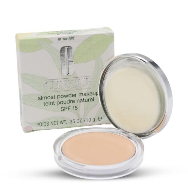كلينيك اولموست بودرة اساس طبيعية 01 Fair (VF) بعامل حماية من الشمس SPF 15