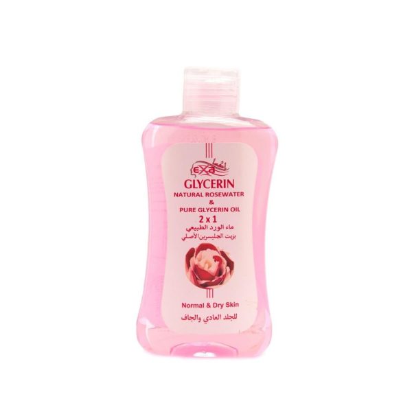 اكسا ماء الورد والجلسرين
