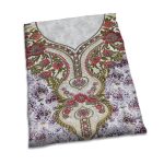 قماش مخور مطرز بنفسجي