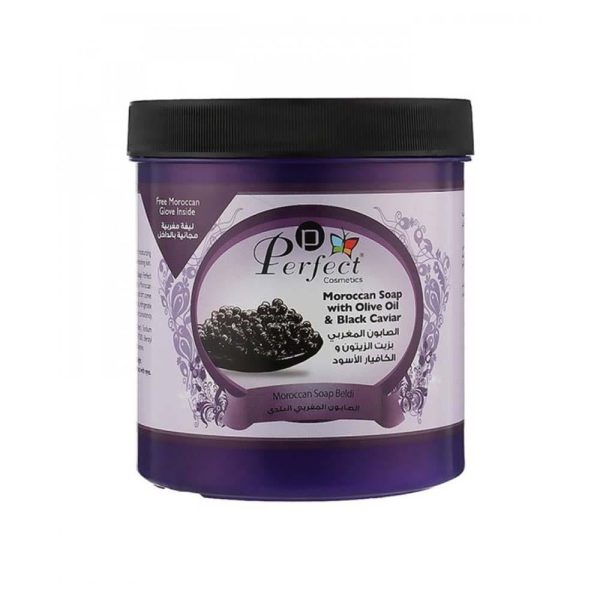 بيرفكت الصابون المغربي بزيت الزيتون والكافيار الأسود - 1000 مل