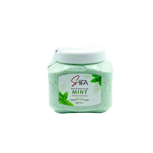 شفا صنفرة للوجه والجسم بخلاصة النعناع - 300 مل