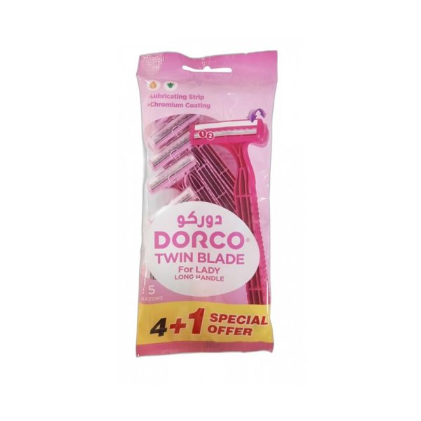 ماكينة حلاقة نسائية دوركو 4 شفرات توفير عبوة إضافية