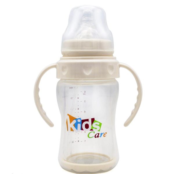 كيدز كير رضاعة مزدوجة مقاومة للكسر زجاج كريستال 180 مل
