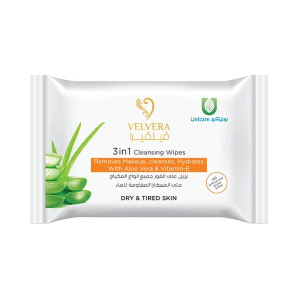 ڤيلڤيرا مناديل مبللة صبار وفيتامين إي