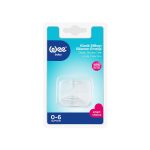 ⁦وي بيبي - حلمة كلاسيكية - سيليكون - شفافة (6-0 أشهر)⁩ - الصورة ⁦2⁩